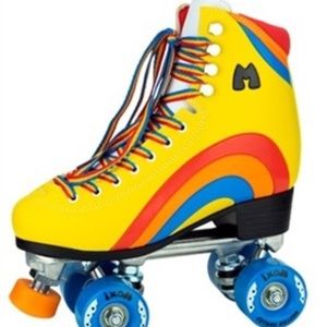 Moxi Rainbow Rider Roller Derby Skates Size 7